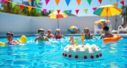 swim party birthday celebration