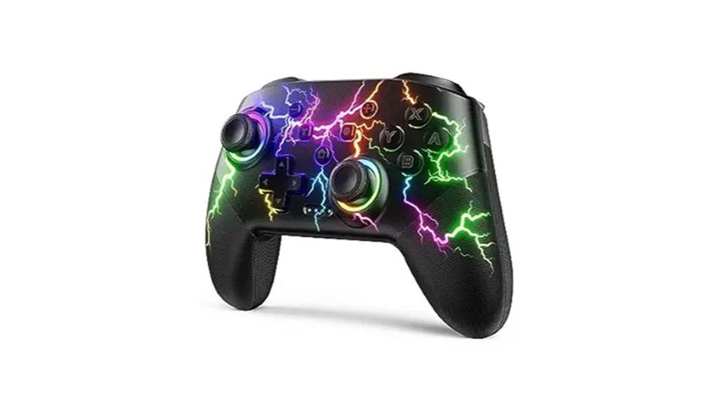 switch controller with rgb