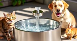 top automatic pet water fountains