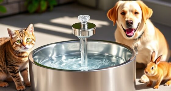 top automatic pet water fountains