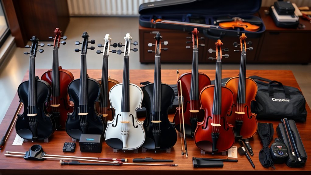 top electric violin starter kits