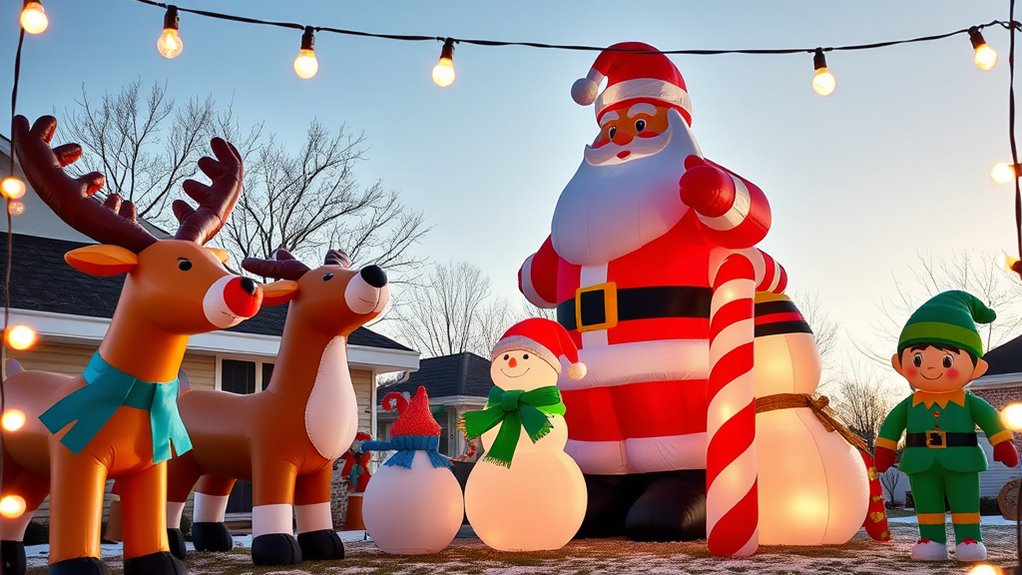 top giant holiday inflatable displays