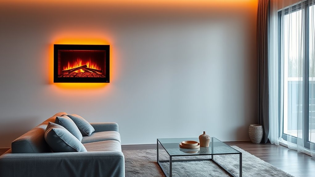 top ventless electric fireplaces