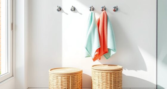 towel storage and hygiene