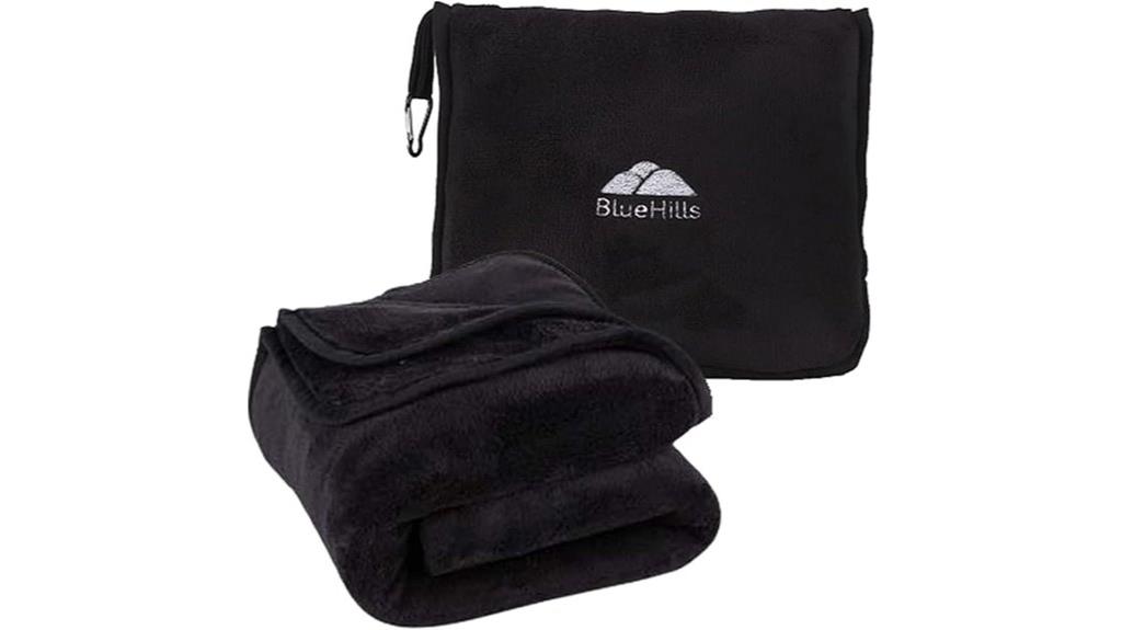 travel blanket pillow set