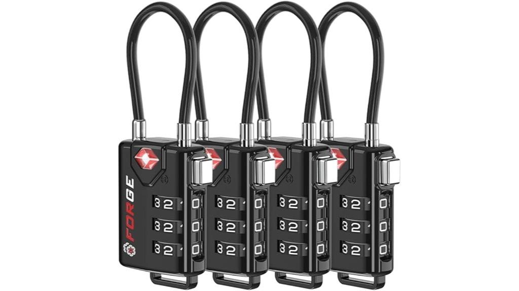 tsa approved combination luggage lock
