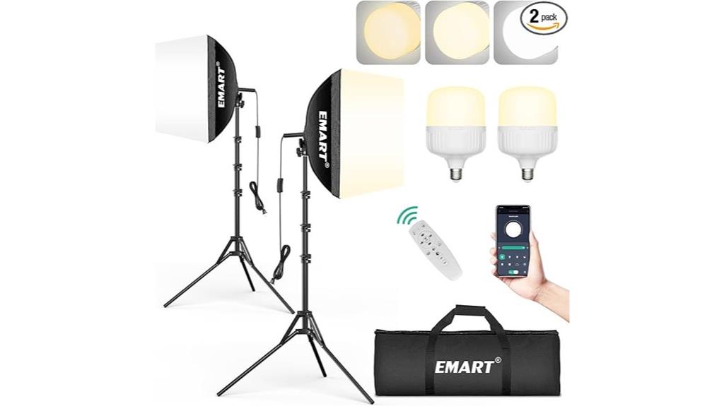 two pack softbox lighting