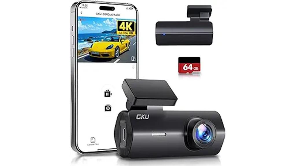 uhd 2160p wifi dash cam