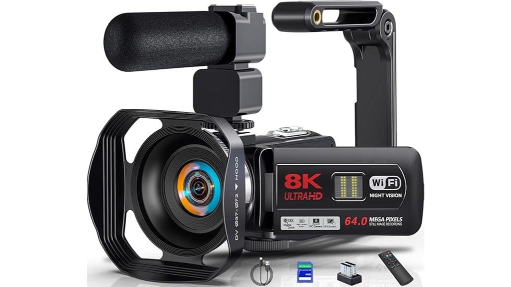 ultra hd 64mp camcorder
