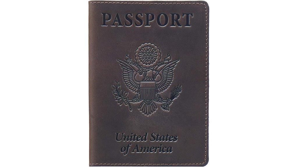 united states leather passport cover