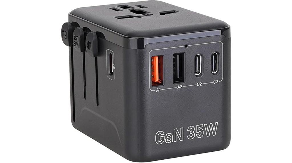 universal 35w pd travel adapter