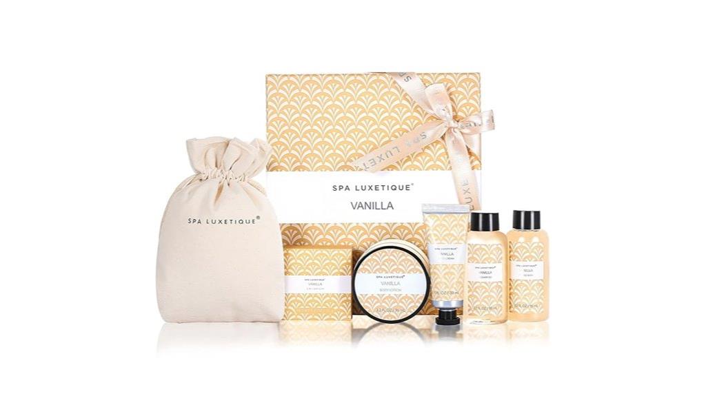 vanilla bath set