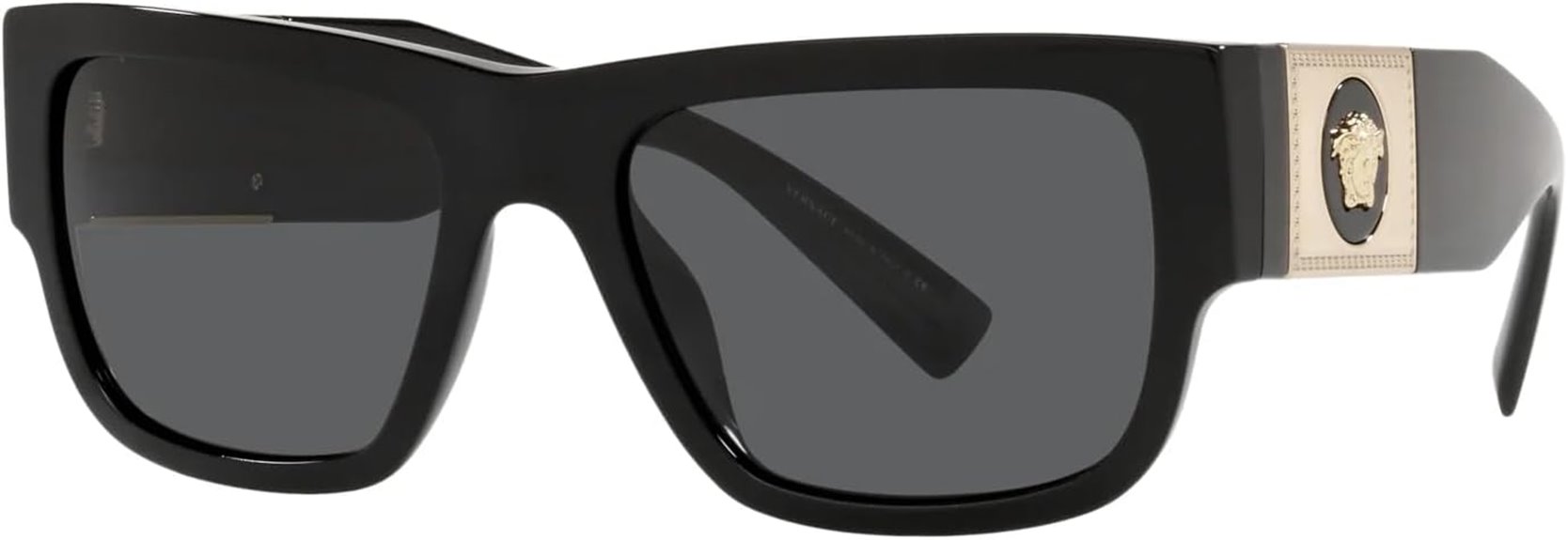 versace black frame sunglasses