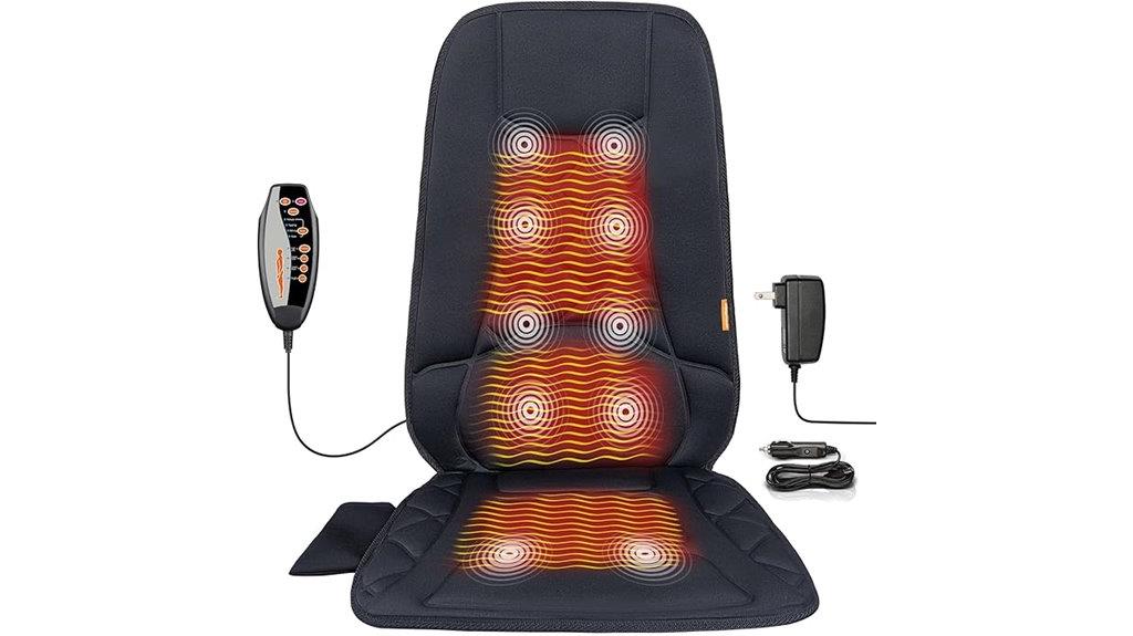 vibration heat massage cushion