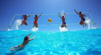 water volleyball setup guidelines