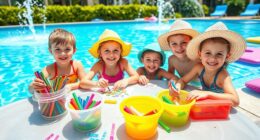 waterproof poolside craft activities