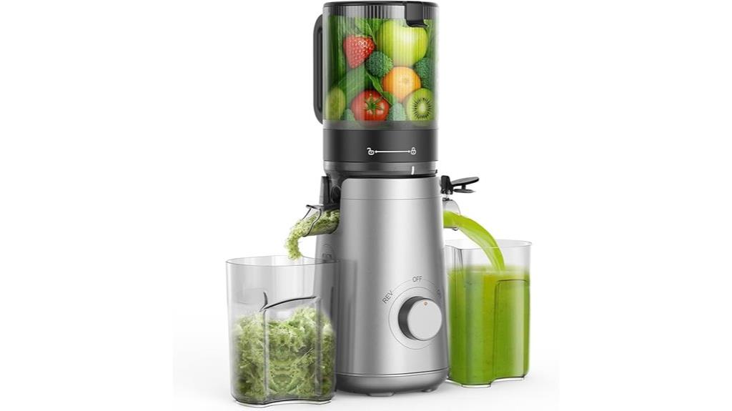 wide feed chute juicer