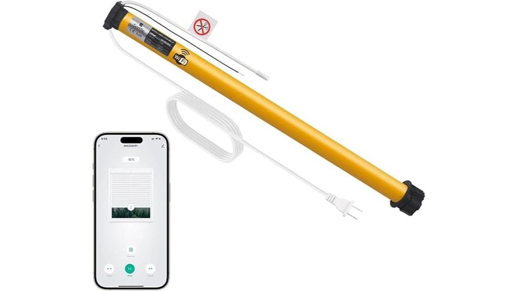 wifi compatible roller shade motor