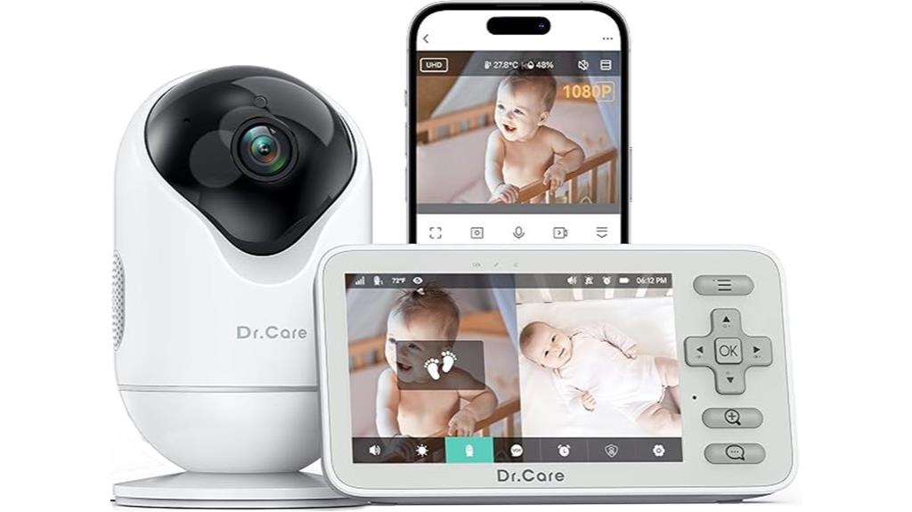 wireless baby monitor with app