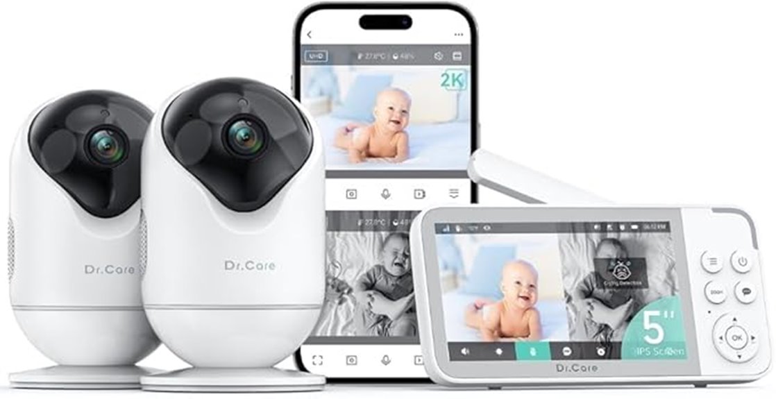 wireless dual camera monitor