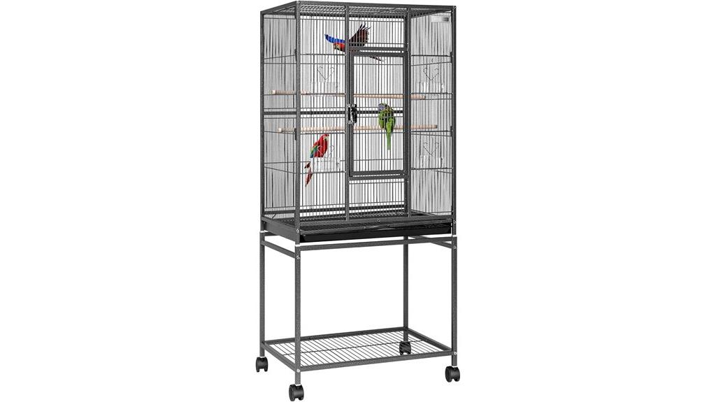 wrought iron bird cage