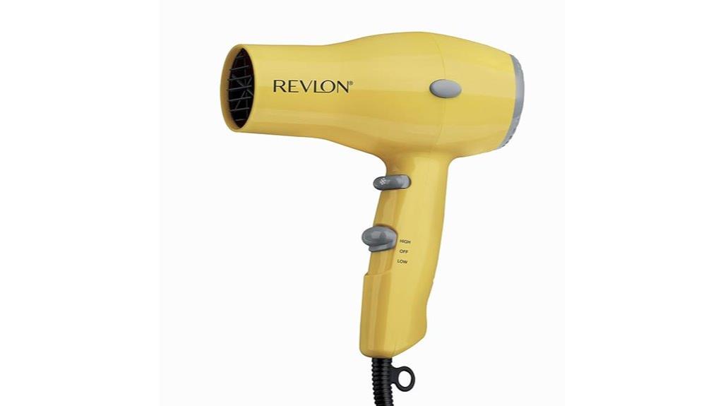 yellow revlon compact dryer
