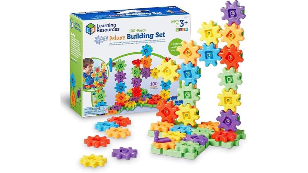 100 piece gears building set