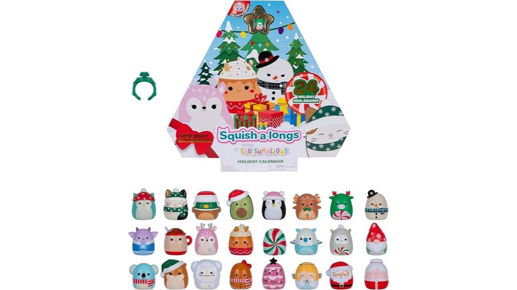 holiday squish toy calendar