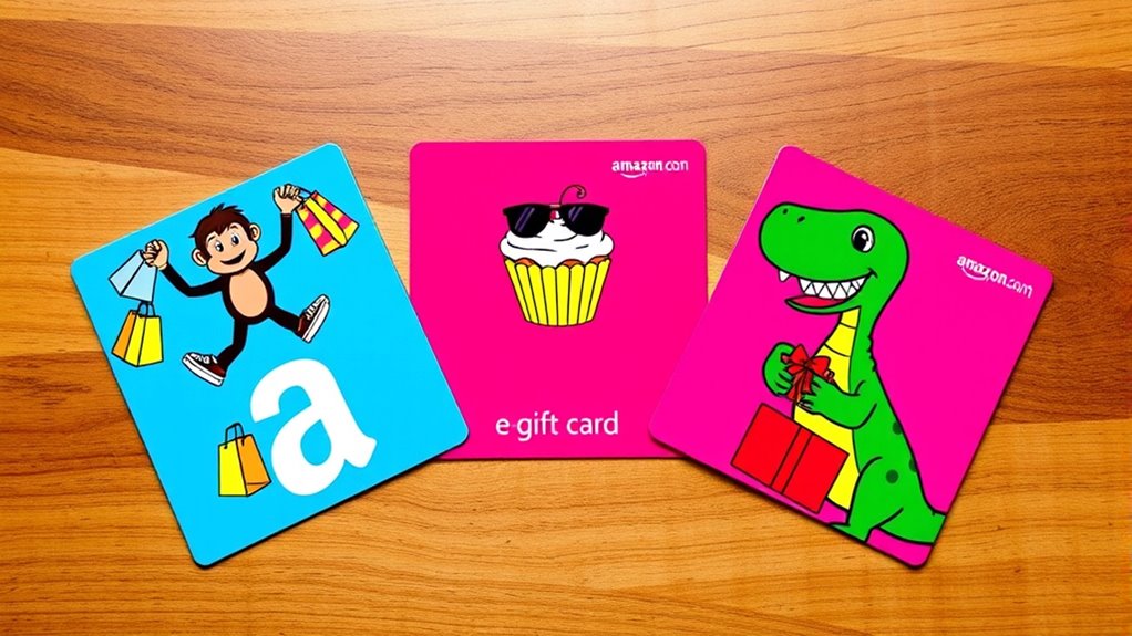 humorous amazon gift cards