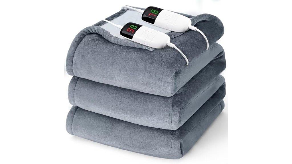 king size dual control electric blanket