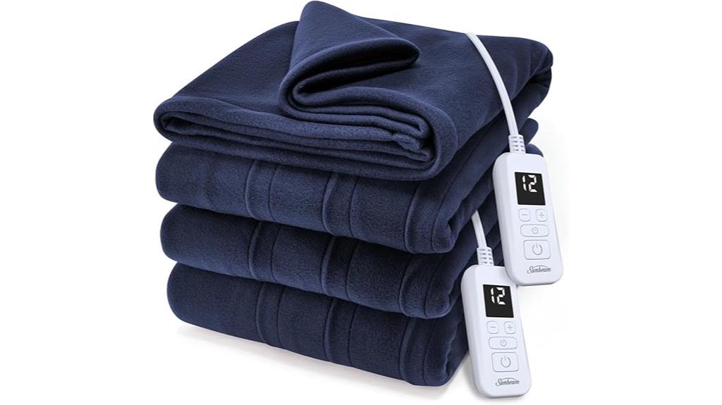 king size heated fleece