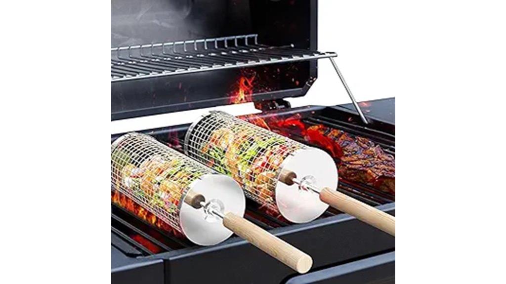 outdoor cooking grill basket