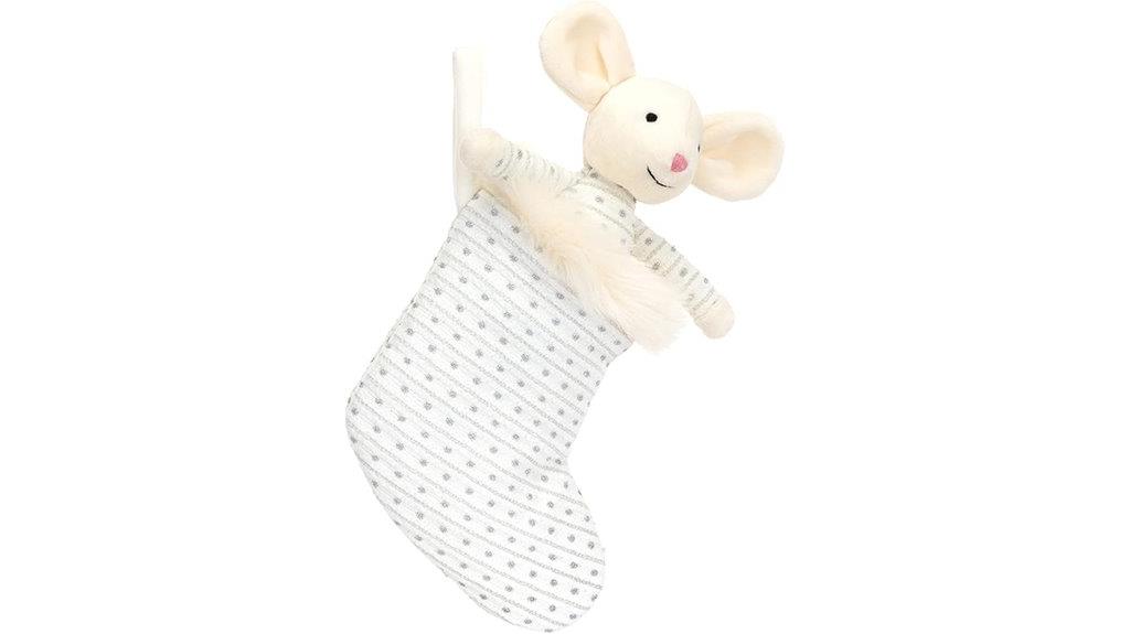 shimmering jellycat mouse stocking