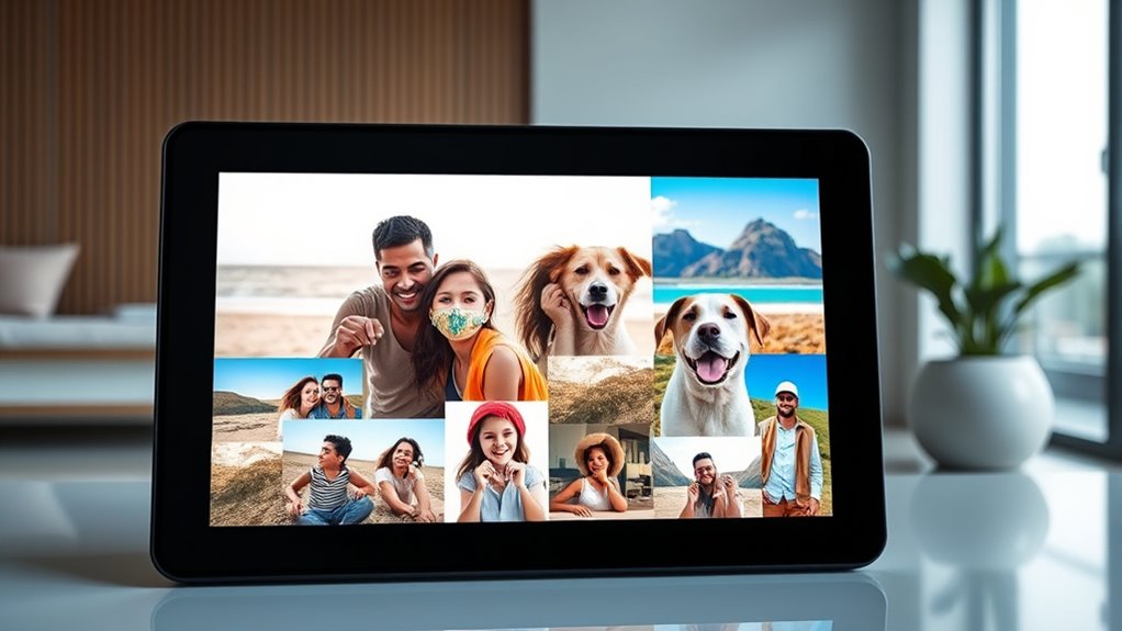 top email connected digital frames