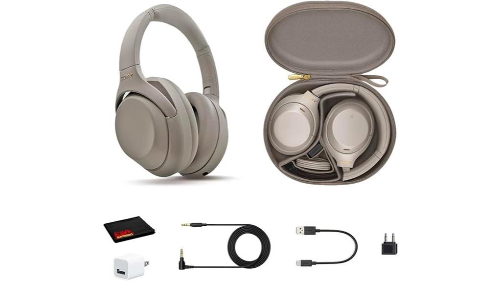 wireless noise cancelling headphone bundle