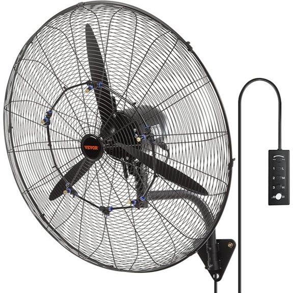 30 inch waterproof misting fan