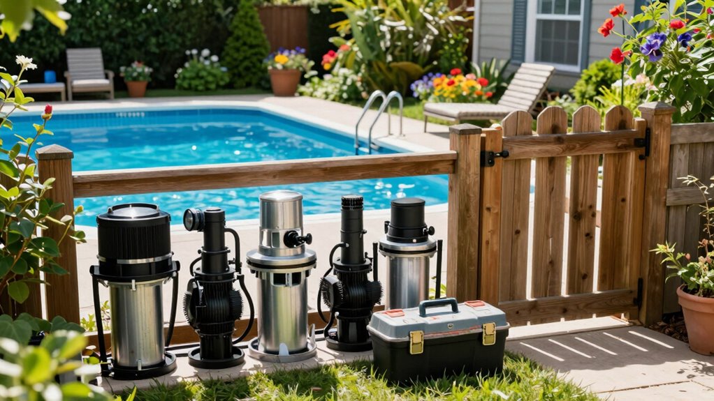 accessible pool equipment placement