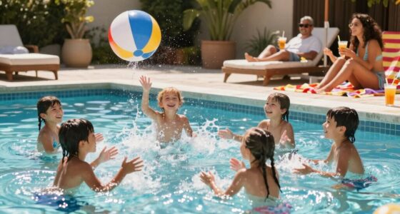 active fun by the pool