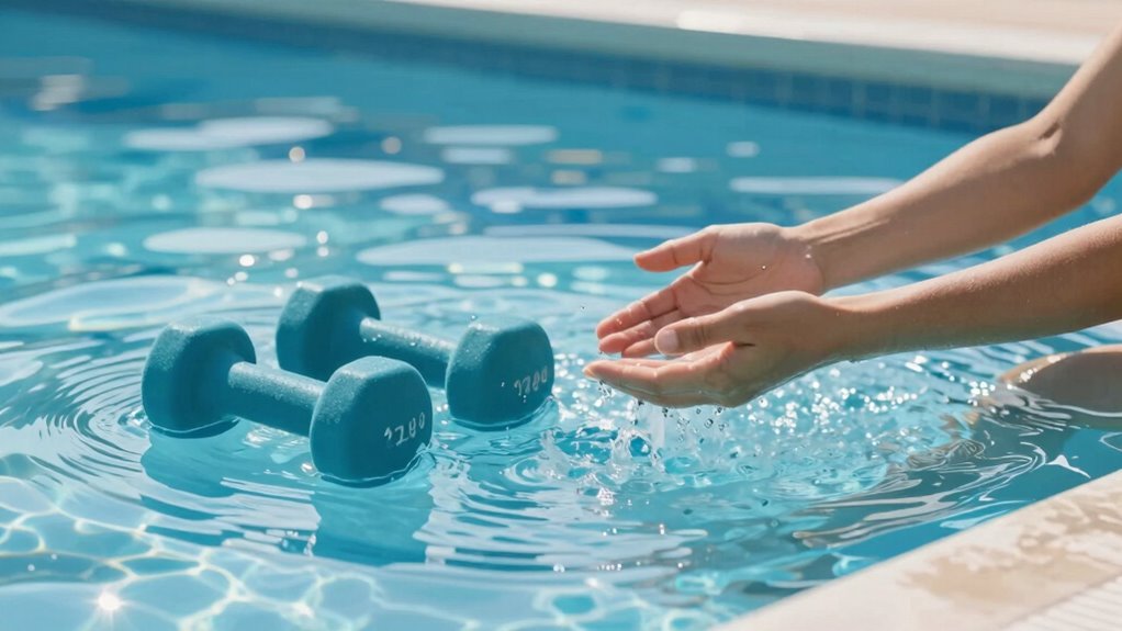 aqua dumbbells enhance fitness effectively
