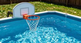 backyard pool basketball hoops