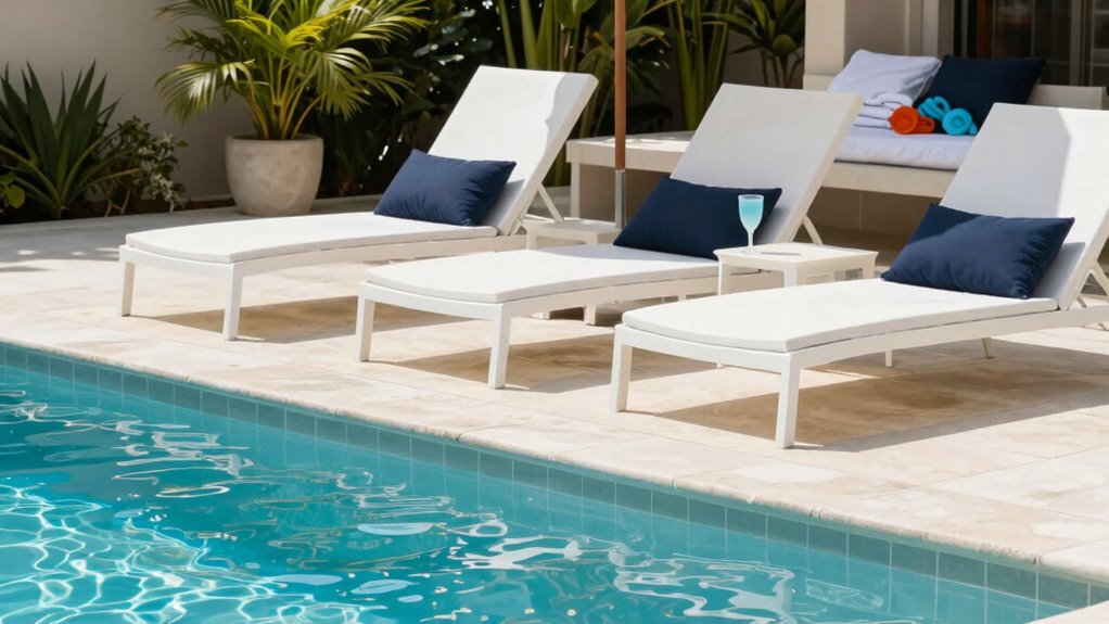 clutter free poolside relaxation essentials