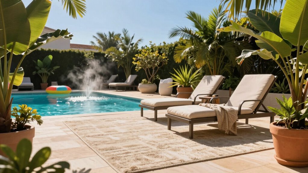 comfortable pool deck solutions