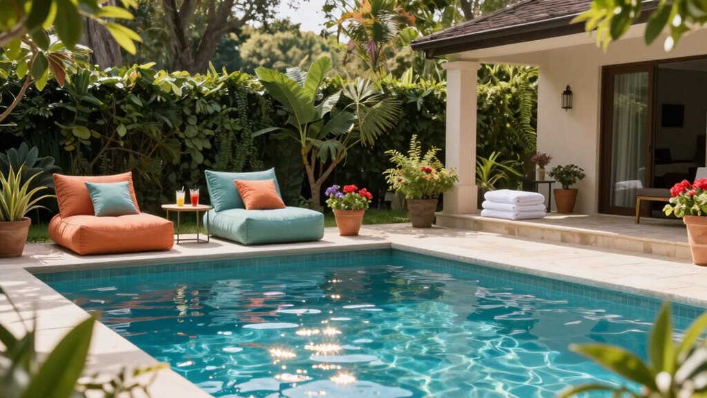 comfortable pool routine essentials