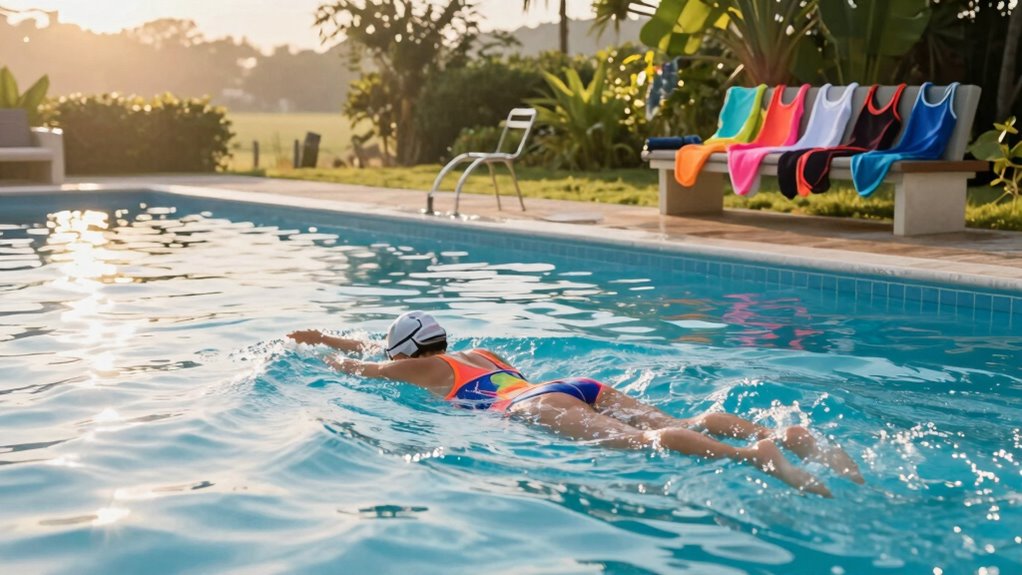 commitment through routine swimming