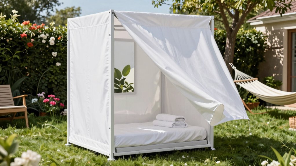 convenient backyard changing solution