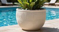 convenient water efficient poolside gardening