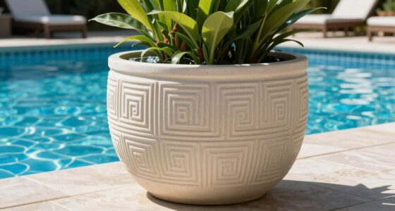 convenient water efficient poolside gardening