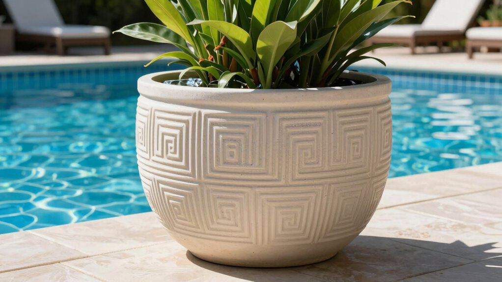 convenient water efficient poolside gardening