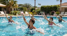 cooling exercise in water