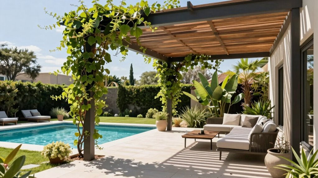 create inviting outdoor shade